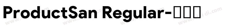 ProductSan Regular字体转换